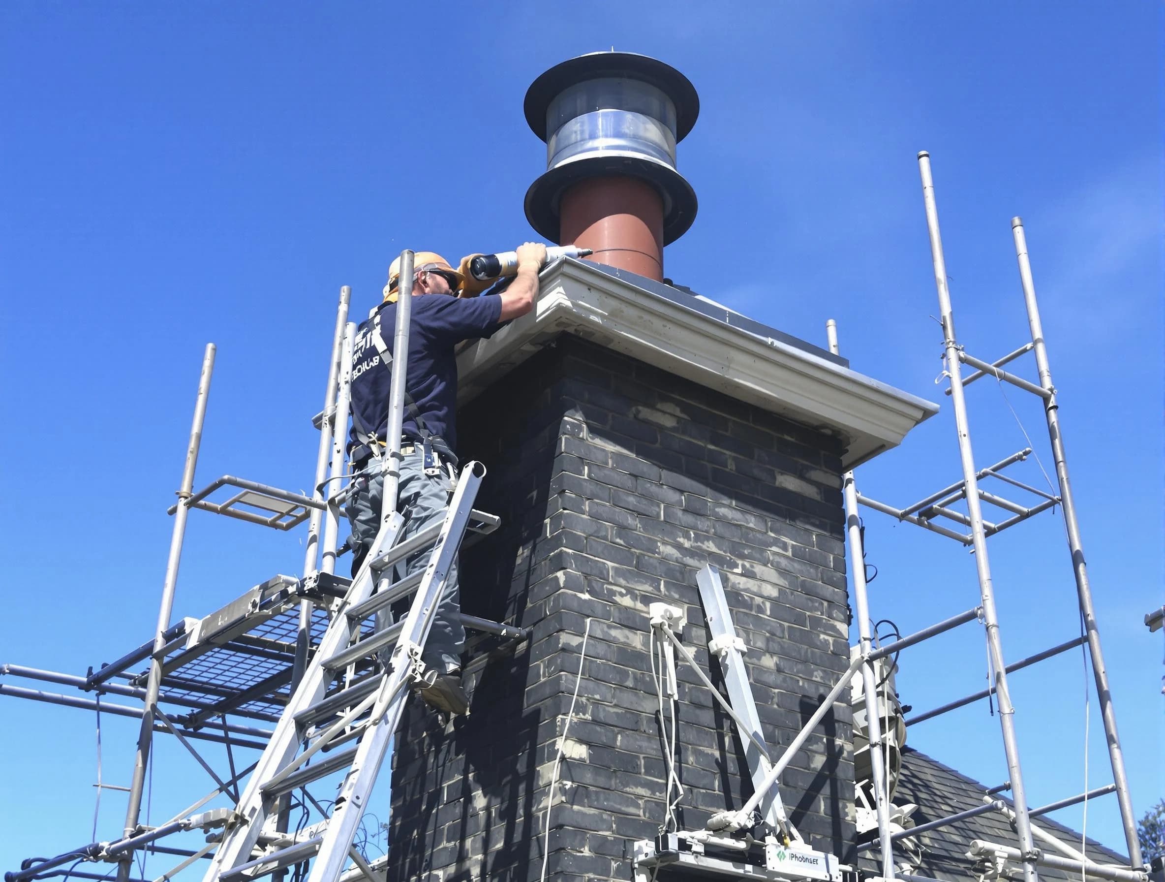 Sturdy chimney crown finished by Farr West Chimney Sweep in Farr West, UT