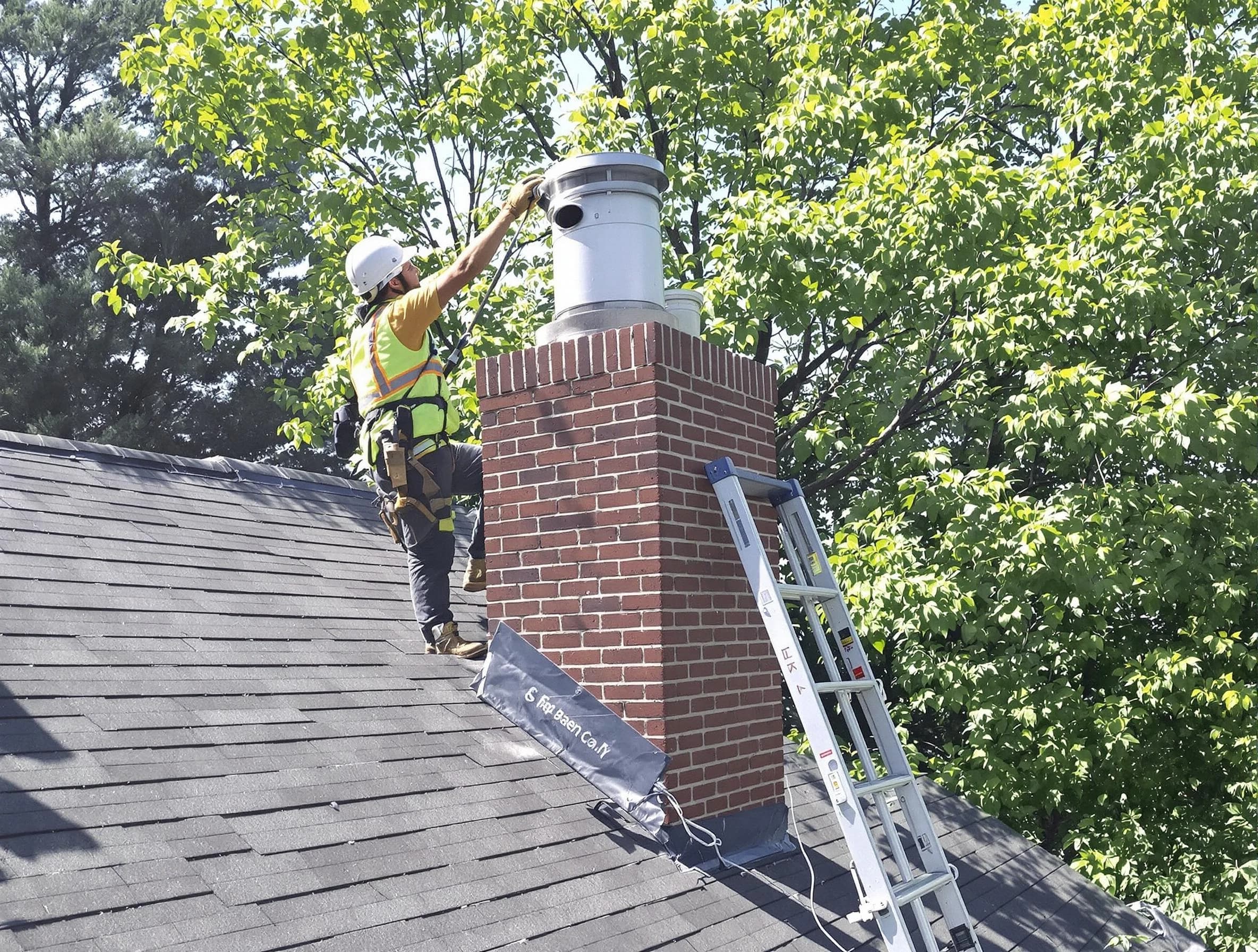Chimney liner inspection by Farr West Chimney Sweep in Farr West, UT