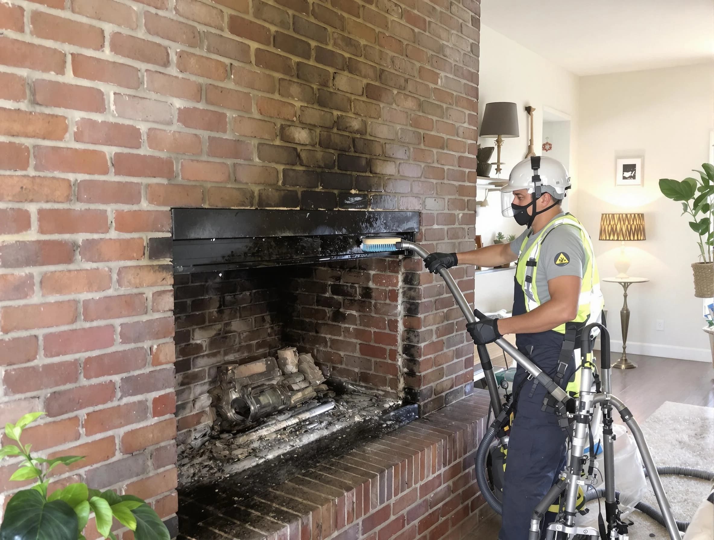 Farr West Chimney Sweep providing fireplace cleaning services in Farr West, UT