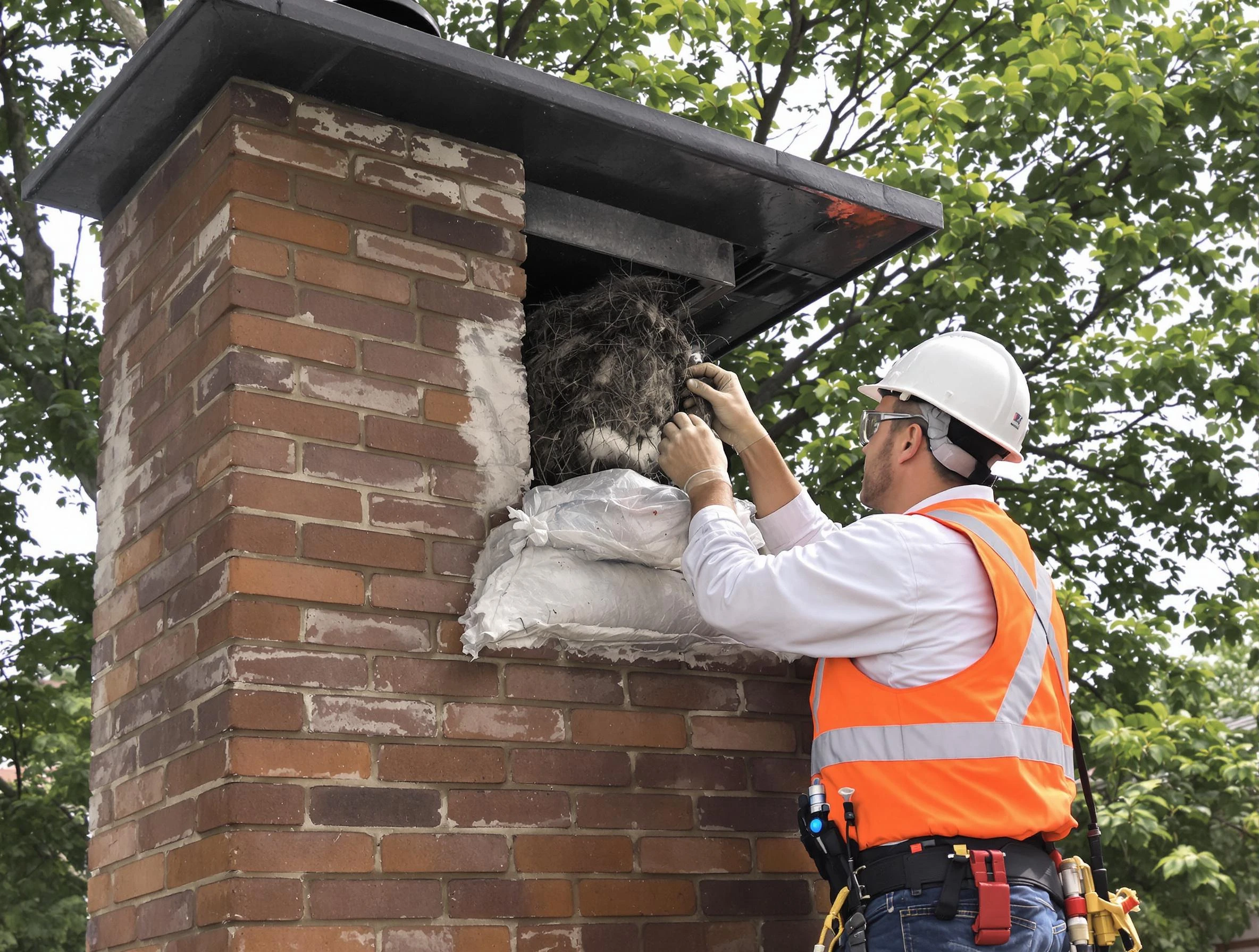 Humane removal of debris and animals by Farr West Chimney Sweep in Farr West, UT