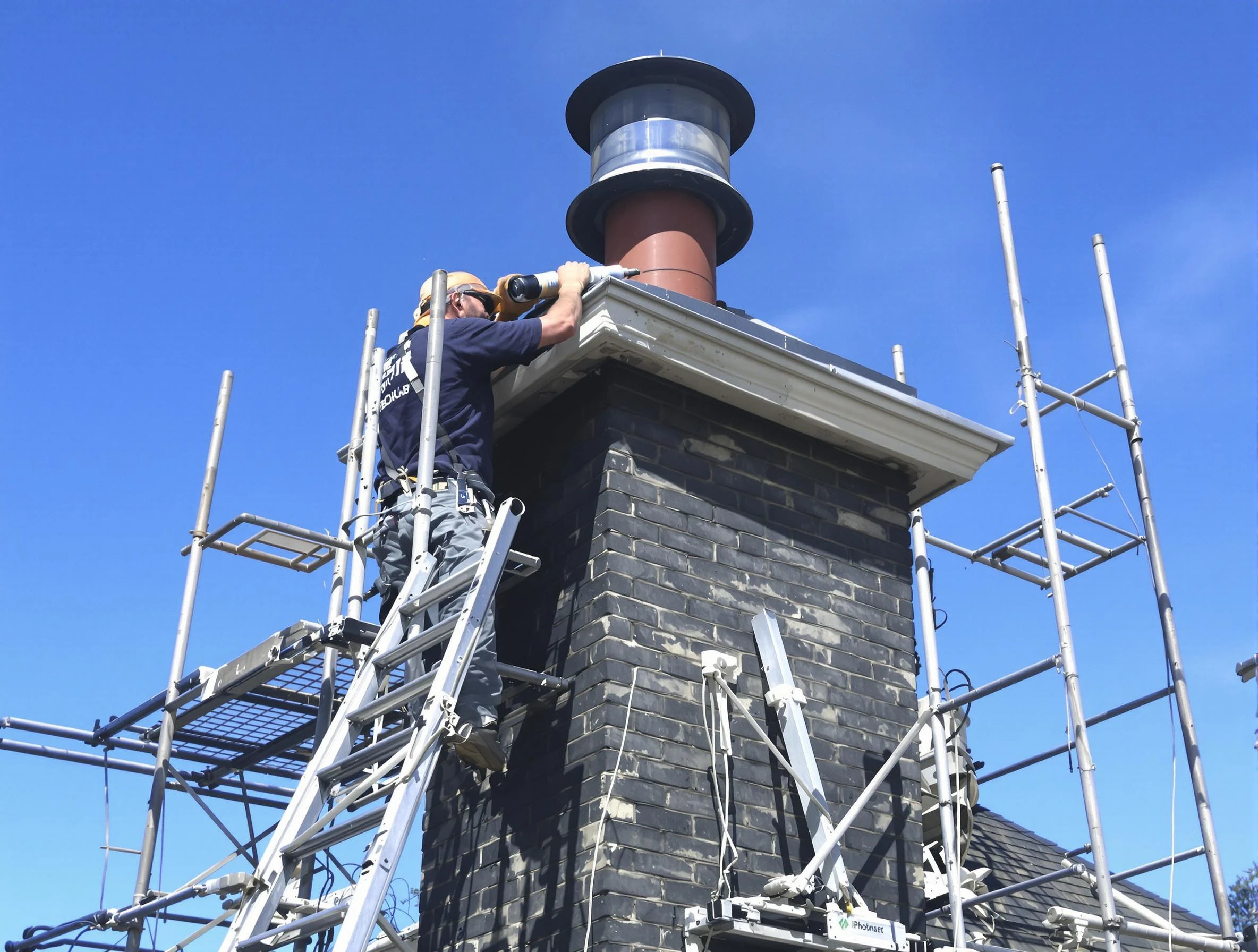 Sturdy chimney crown finished by Farr West Chimney Sweep in Farr West, UT